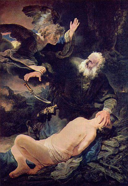 The sacrifice of Abraham, Rembrandt Peale